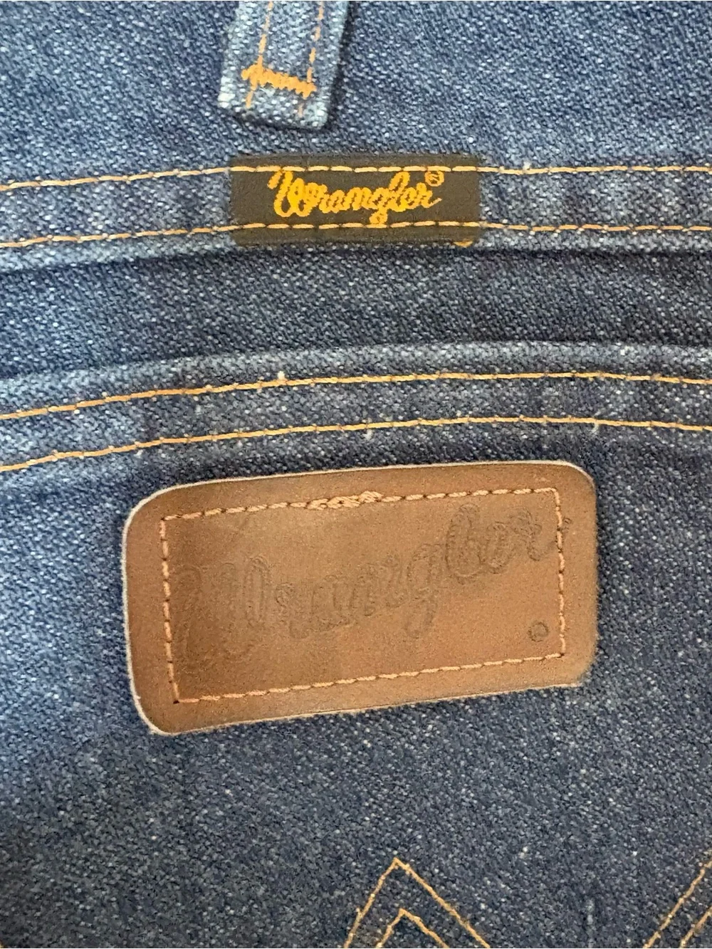 Wrangler Men's Slim Jeans in Dark Blue